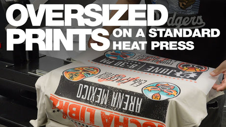How to Heat Press Jumbo Prints on a Smaller Heat Press - HeatPressNation