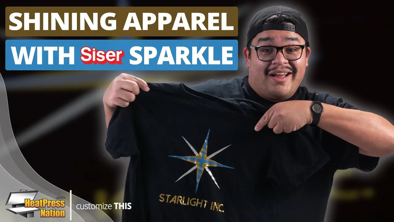 How To Make Shining Apparel With Siser Sparkle HTV - HeatPressNation