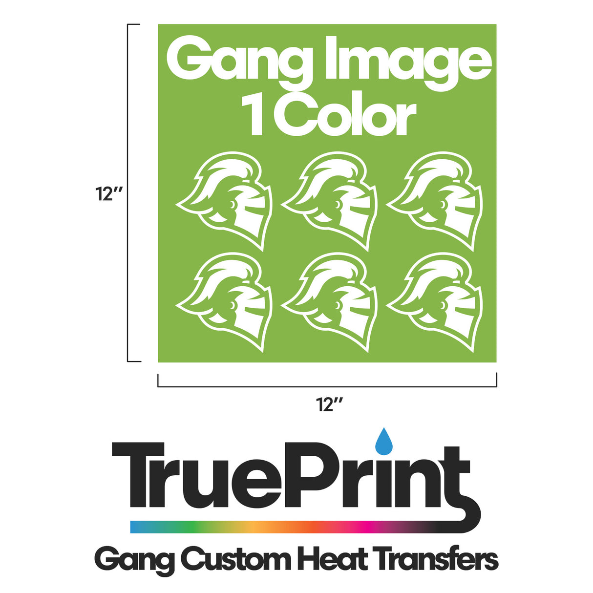 HPN TruePrint Screen Print Gang Custom Heat Transfers - HeatPressNation