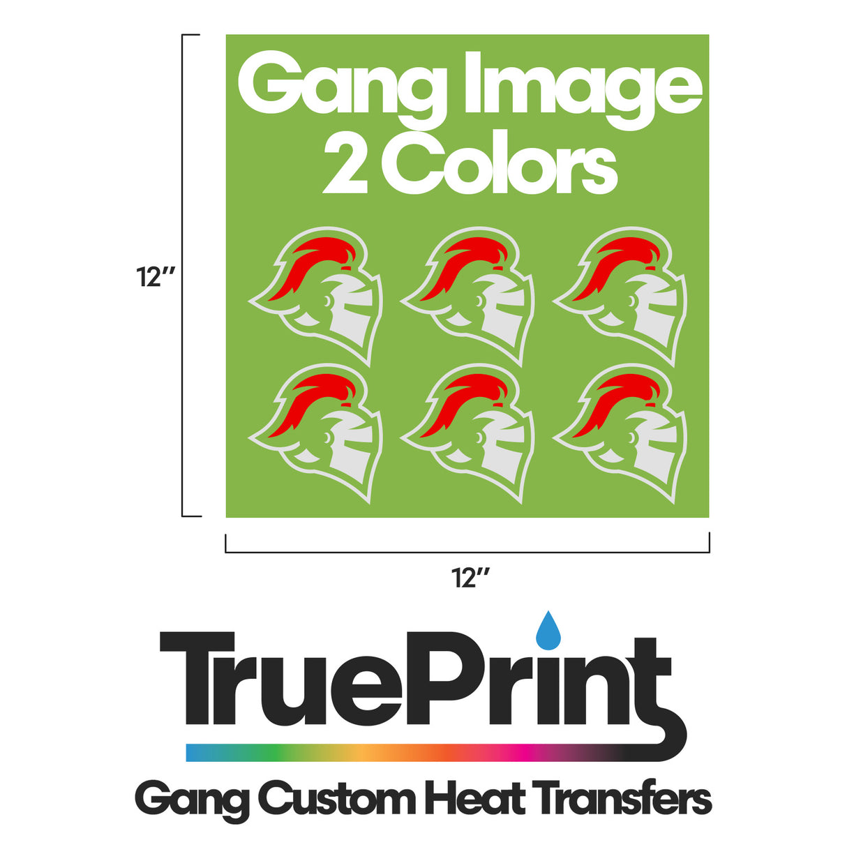 HPN TruePrint Screen Print Gang Custom Heat Transfers - HeatPressNation