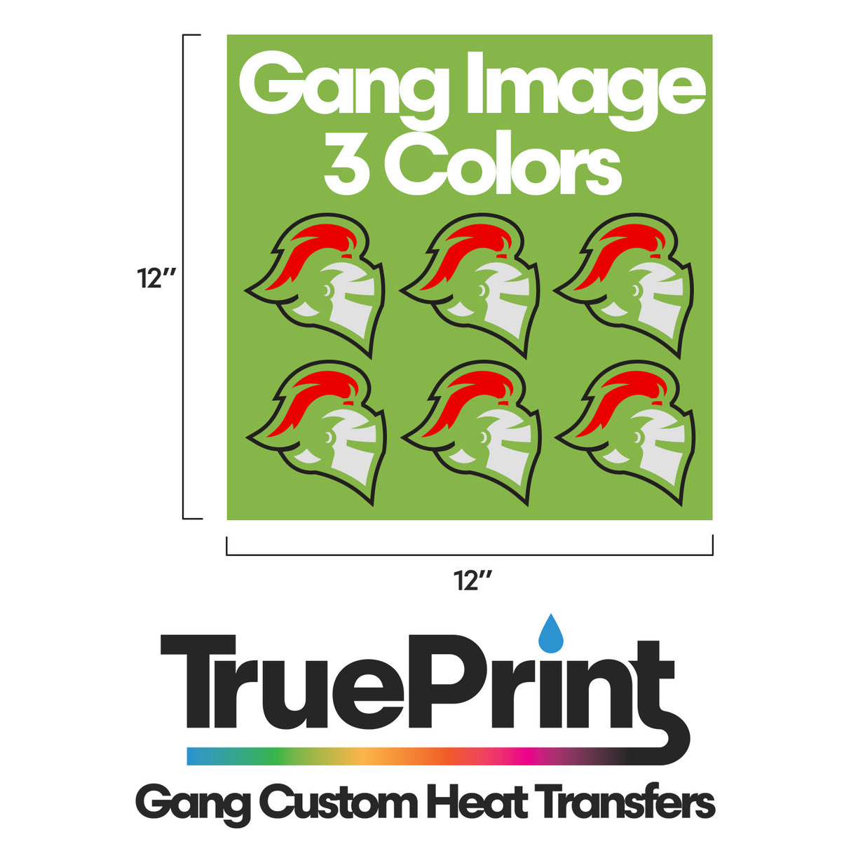 HPN TruePrint Screen Print Gang Custom Heat Transfers - HeatPressNation