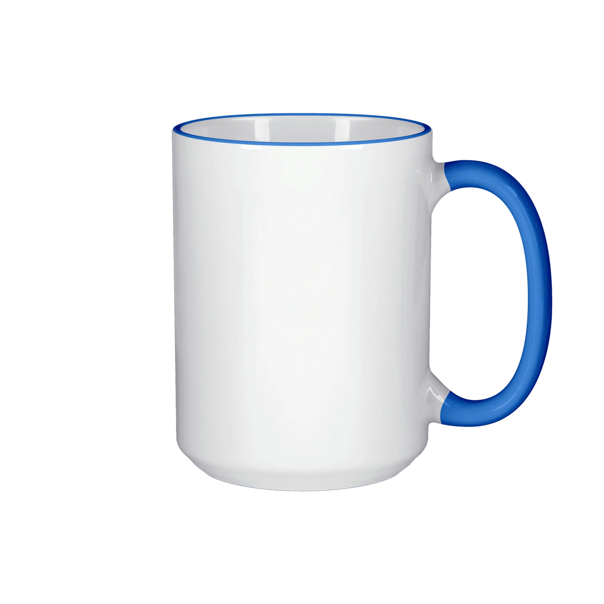 HPN ORCA Premium 15 oz. Color Rim + Handle Sublimation Ceramic Mug - 36 per Case