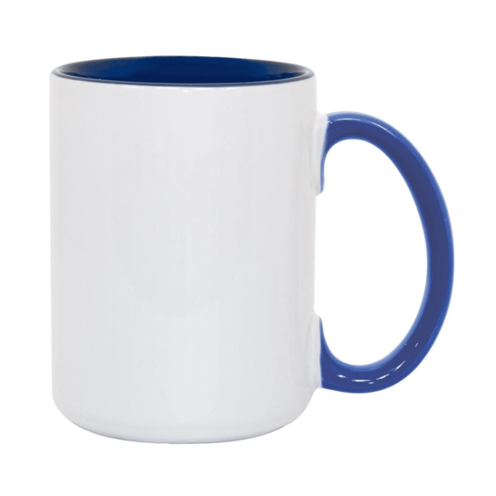 HPN ORCA Premium 15 oz. Inner + Handle Sublimation Ceramic Mug - 36 per Case - HeatPressNation