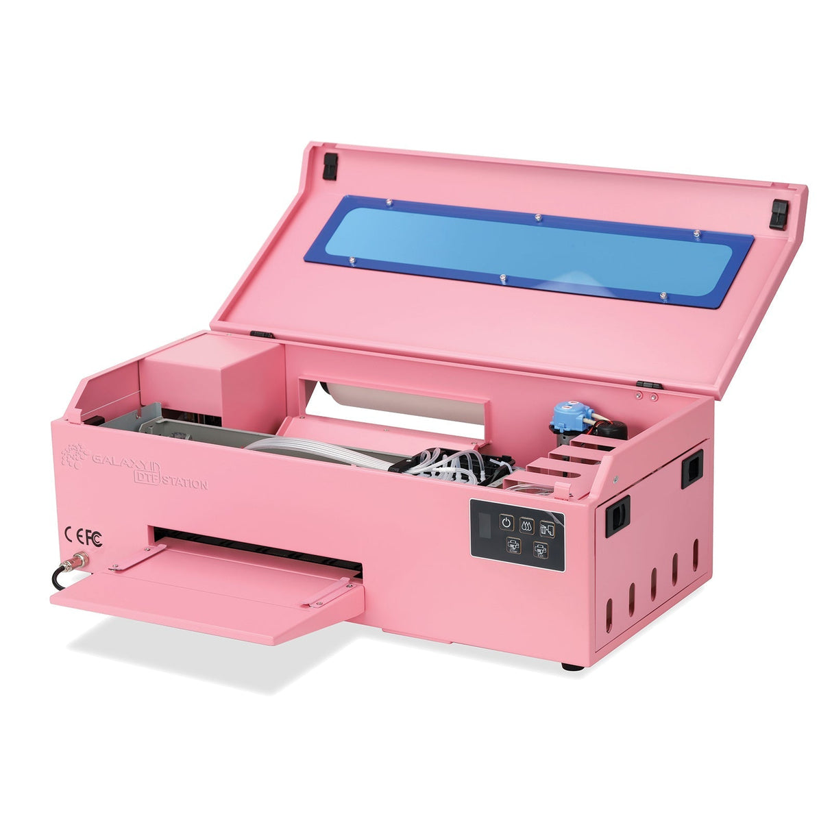 DTF Station 8" Prestige A4 DTF Printer with Ink, Film, and Supplies - Pink - HeatPressNation