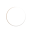 Unisub 3.5" Round Sublimation Hardboard Coaster - Gloss White w/ Raw Back