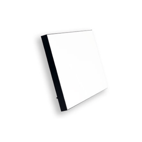 ChromaLuxe 10" x 8" Sublimation MDF Photo Panel w/ Kickstand - Gloss White/Black Back - HeatPressNation