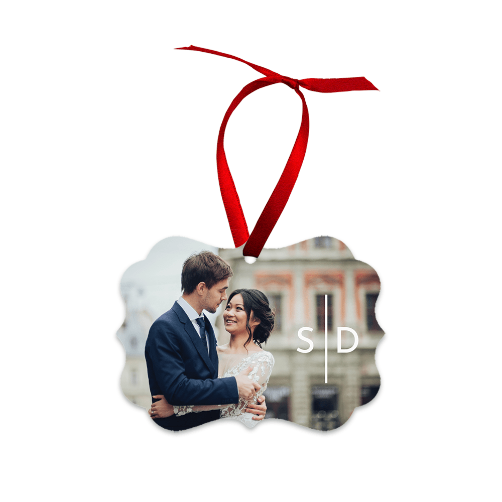 Unisub 3.95" x 2.76" Benelux Sublimation Aluminum Ornament - Single Sided - HeatPressNation