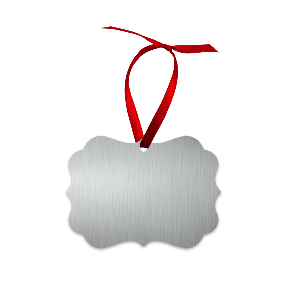 Unisub 3.95" x 2.76" Benelux Sublimation Aluminum Ornament - Single Sided - HeatPressNation