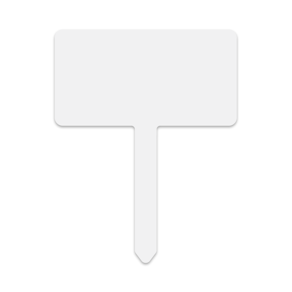 Unisub 10" x 7.75" Sublimation Outdoor Aluminium Yard Sign - Gloss White - HeatPressNation