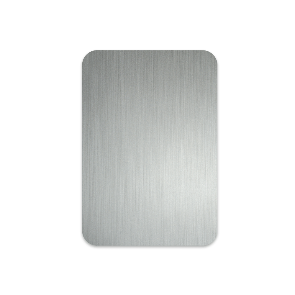 Unisub 3" x 2" Sublimation Aluminium Magnet w/ 1" Magnet - Semi - Gloss White - HeatPressNation