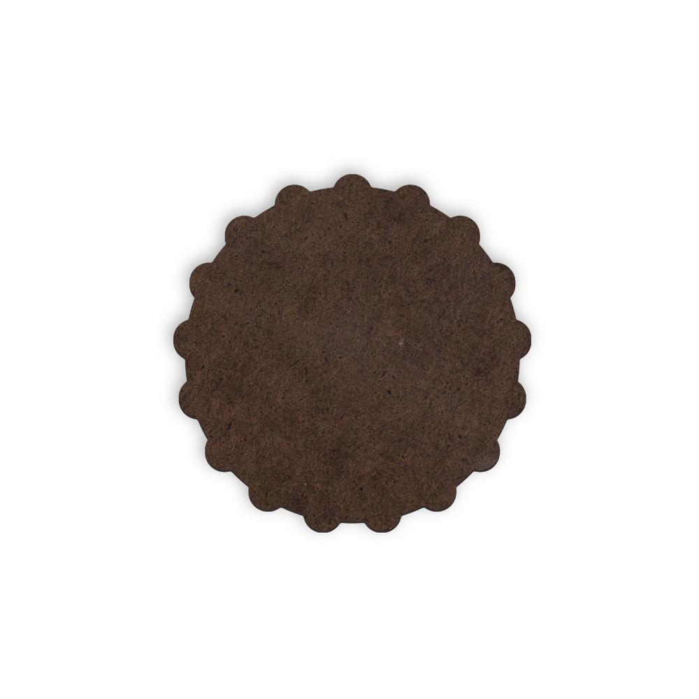 Unisub 3.63" Diameter Bottle Cap Sublimation Hardboard Coaster - HeatPressNation