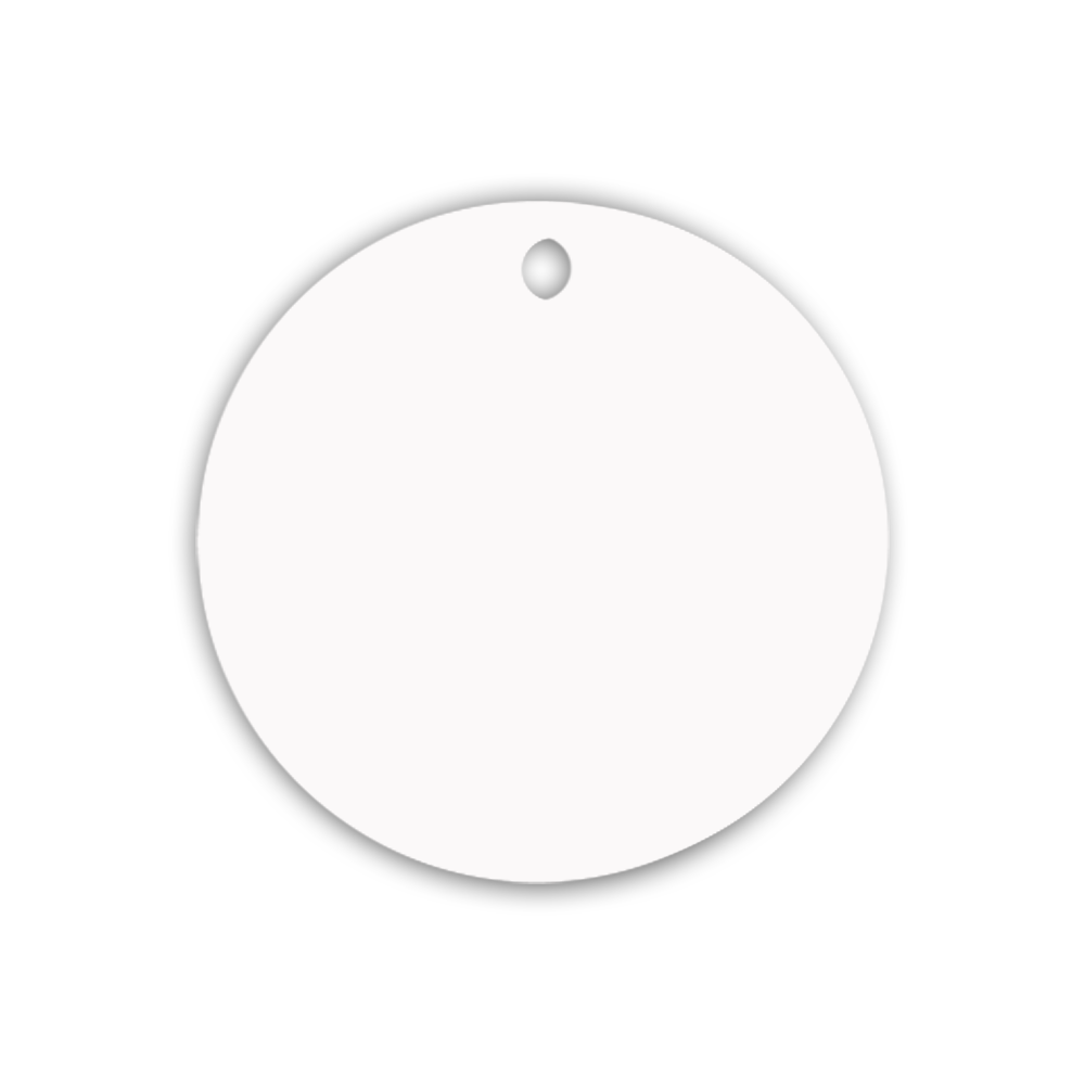 Unisub 3.125" x 3.125" Sublimation Acrylic Circle Ornament - HeatPressNation