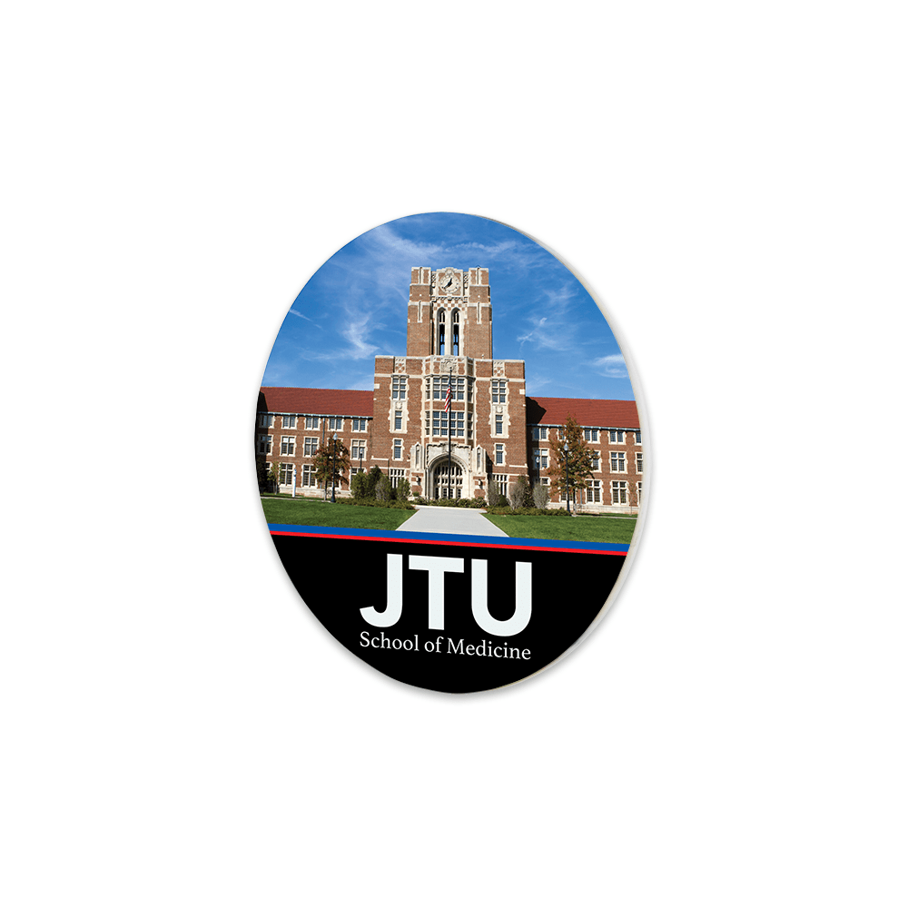 Unisub 2.5" Round Sublimation FRP Magnet - w/ 1" Magnet - Gloss White - HeatPressNation