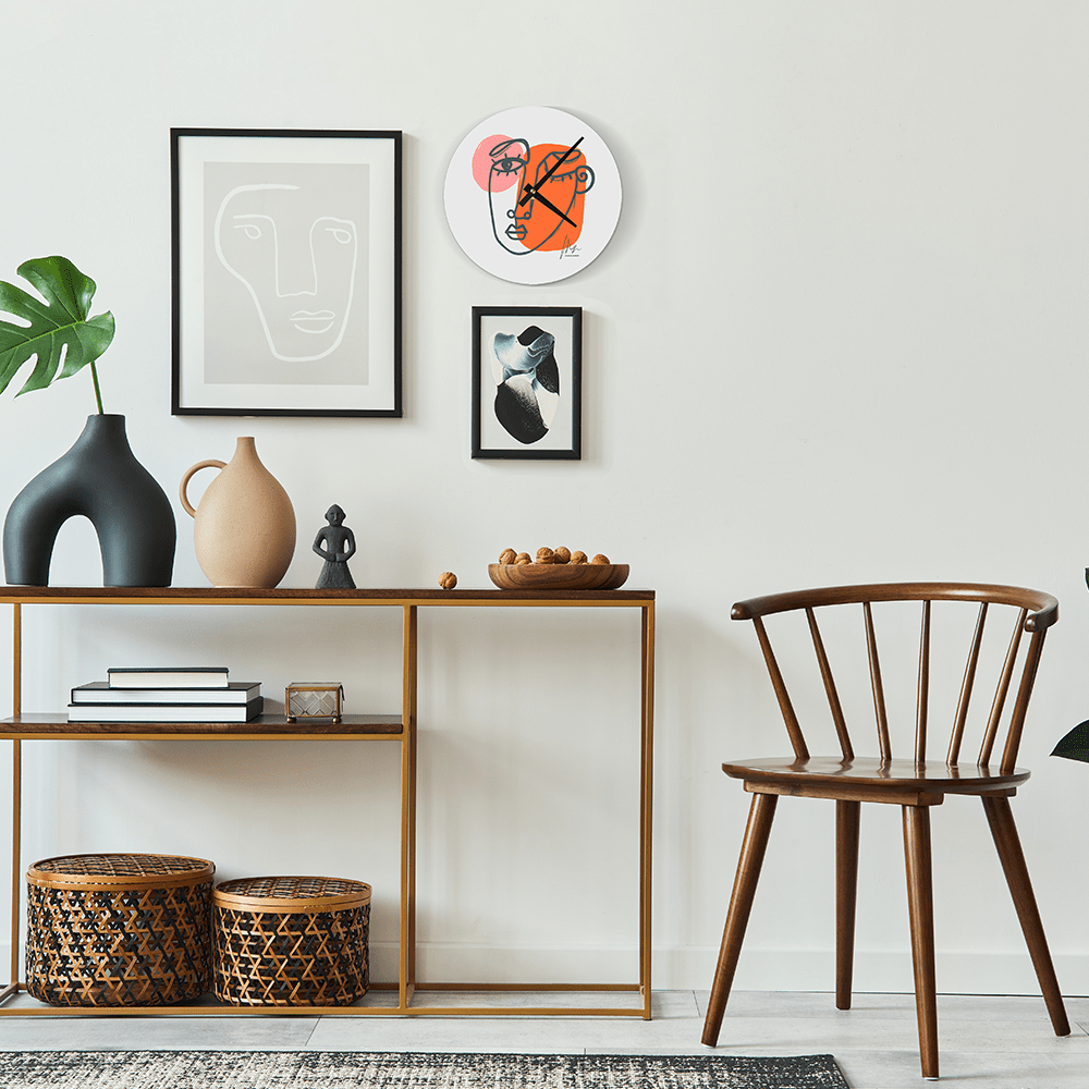 Unisub 8.125" Circle Sublimation Aluminium Clock Kit - Gloss White - HeatPressNation