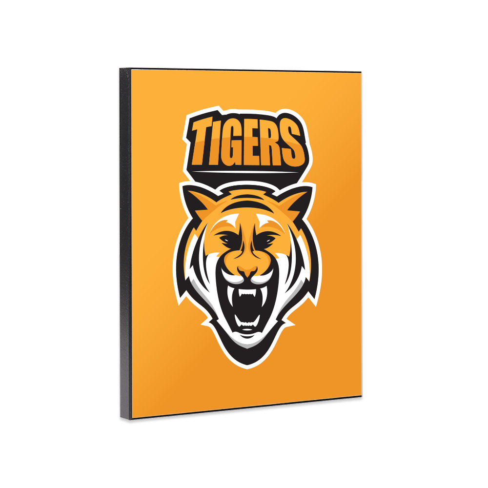 Unisub 10" x 8" Reverse Chamfer Sublimation MDF Plaque - Black Edge - Gloss White/Black Back - HeatPressNation