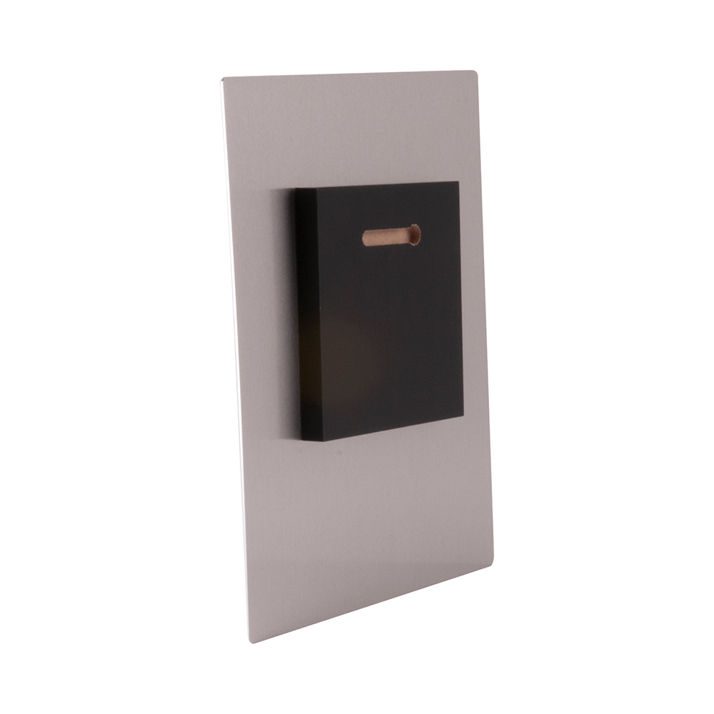 ChromaLuxe 12" x 9" MDF Shadow Mount for Aluminium Panels - Raw/Black Back - HeatPressNation