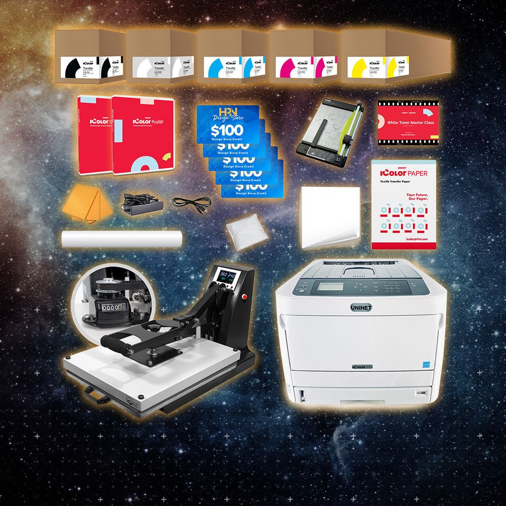 Uninet IColor 650 White Toner DTF Printer Advanced Bundle - HeatPressNation