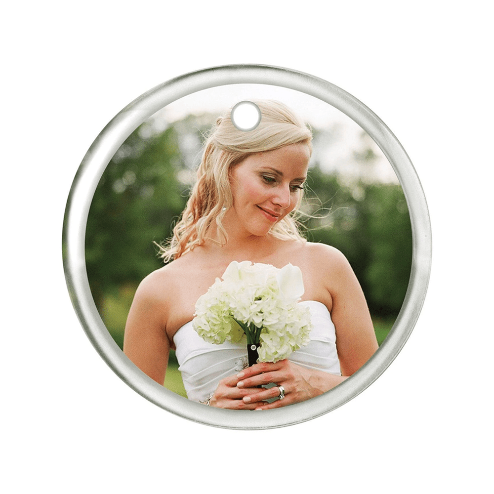 HPN SubliCraft 3" Round Sublimation Glass Ornament - 192 Per Case - HeatPressNation