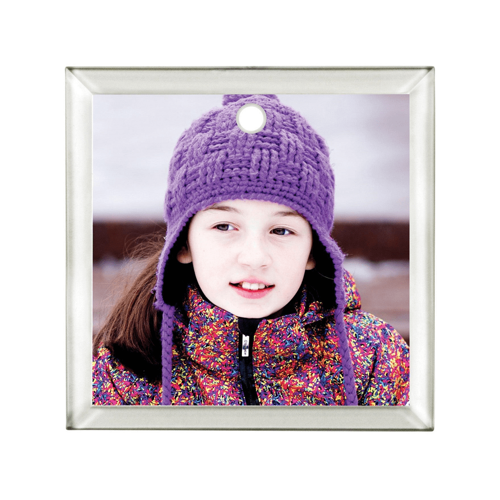 HPN SubliCraft 3" Square Sublimation Glass Ornament - 192 Per Case - HeatPressNation