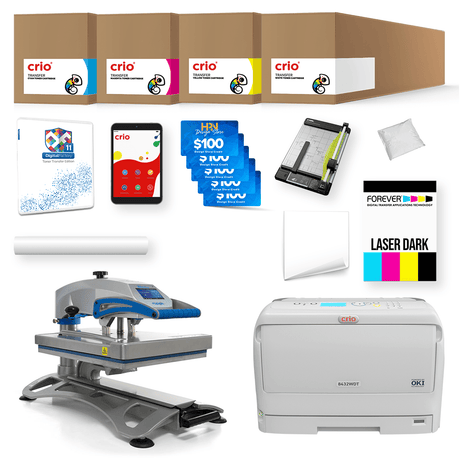 Crio 8432WDT White Toner DTF Printer Pro Bundle - HeatPressNation