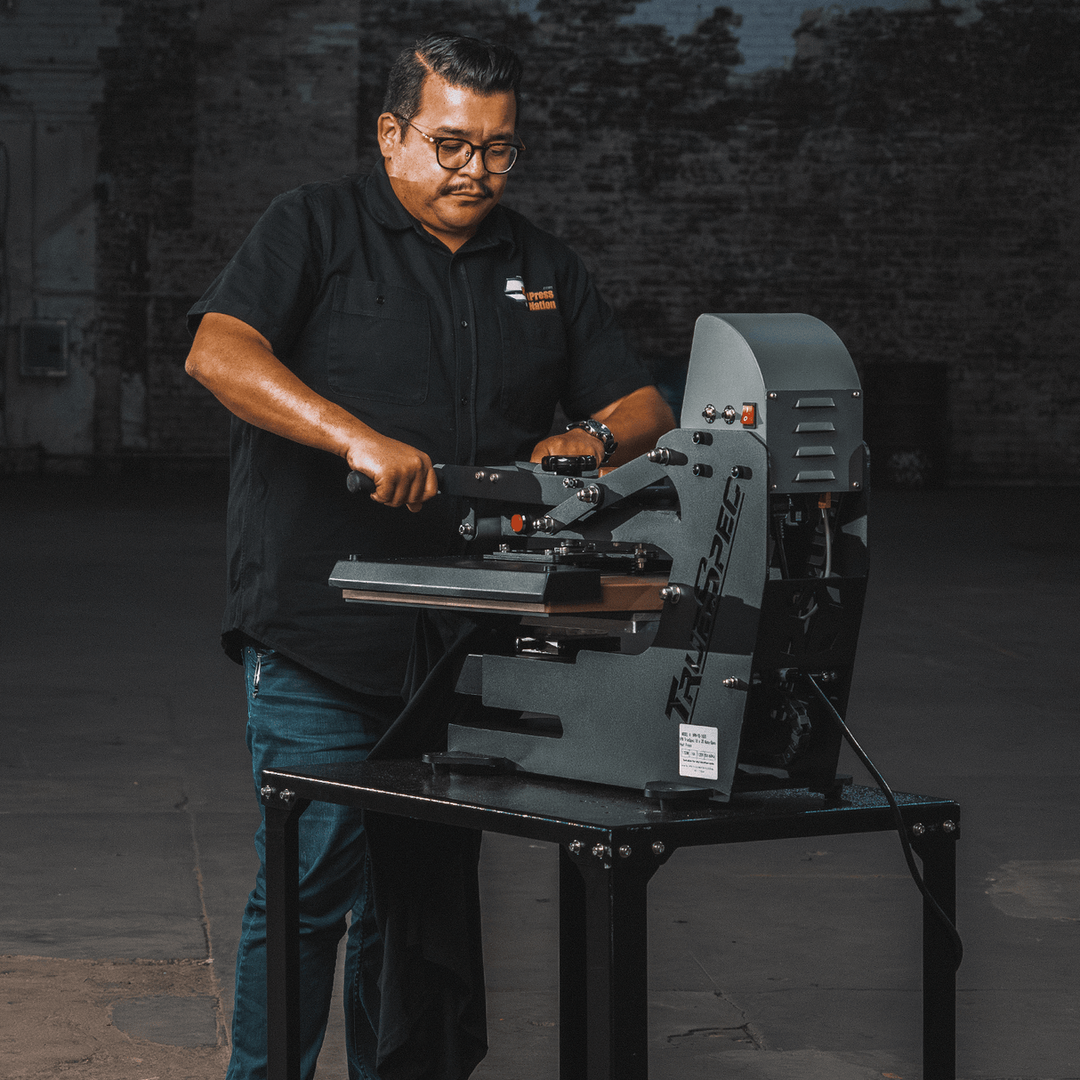 HPN TrueSpec 16" x 20" Auto - Open Hybrid Heat Press Complete Bundle - HeatPressNation