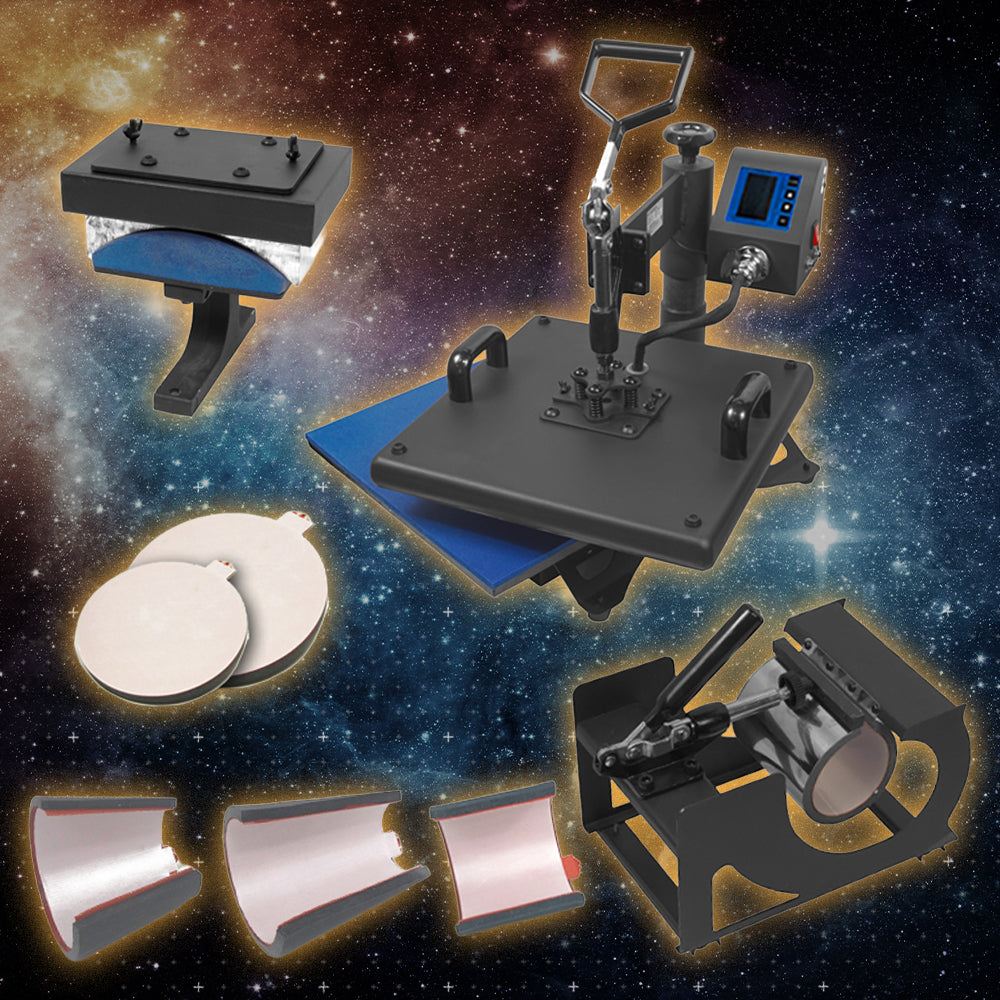 HPN Black Series 8-in-1 15" x 15" Multifunction Heat Press