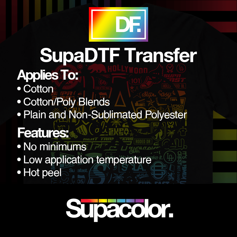 Supacolor SupaDTF Heat Transfer - HeatPressNation