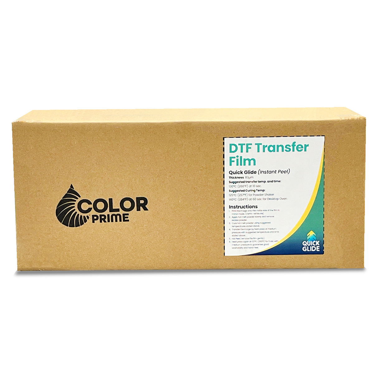 DTF Station Color Prime Quick Glide DTF Film Rolls - HeatPressNation