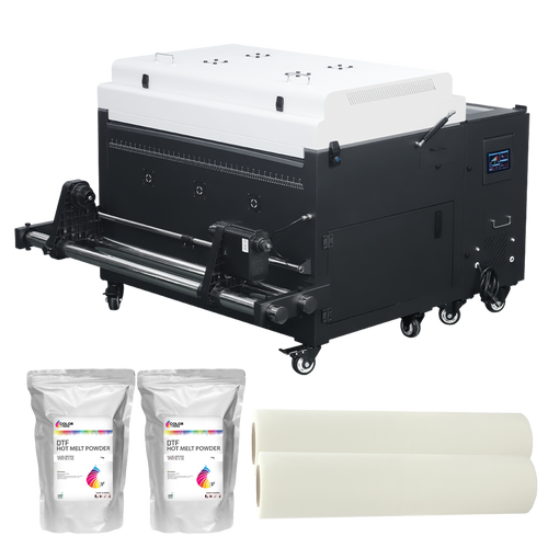 DTF Station Miro 36 DTF Powder Shaker and Dryer with Supplies Bundle