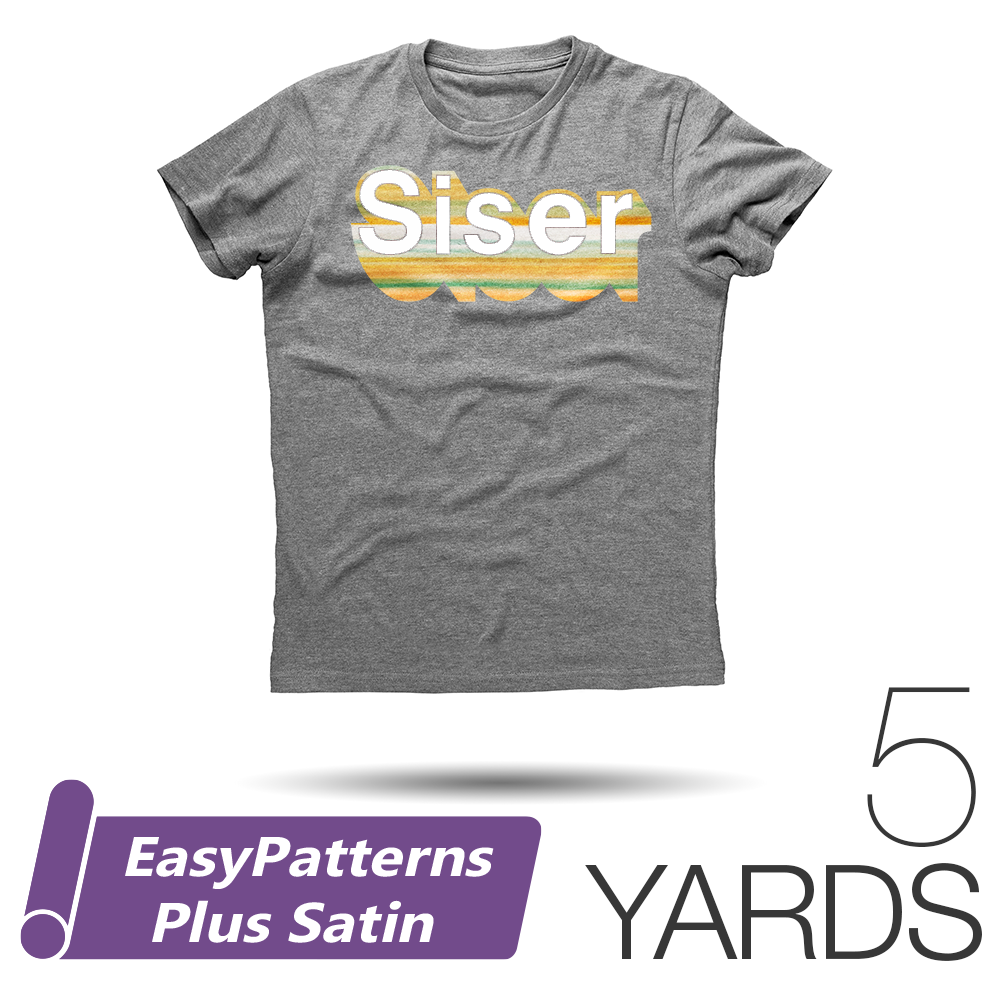 Siser EASYPATTERNS Plus Satin Heat Transfer Vinyl - 12" x 5 Yards