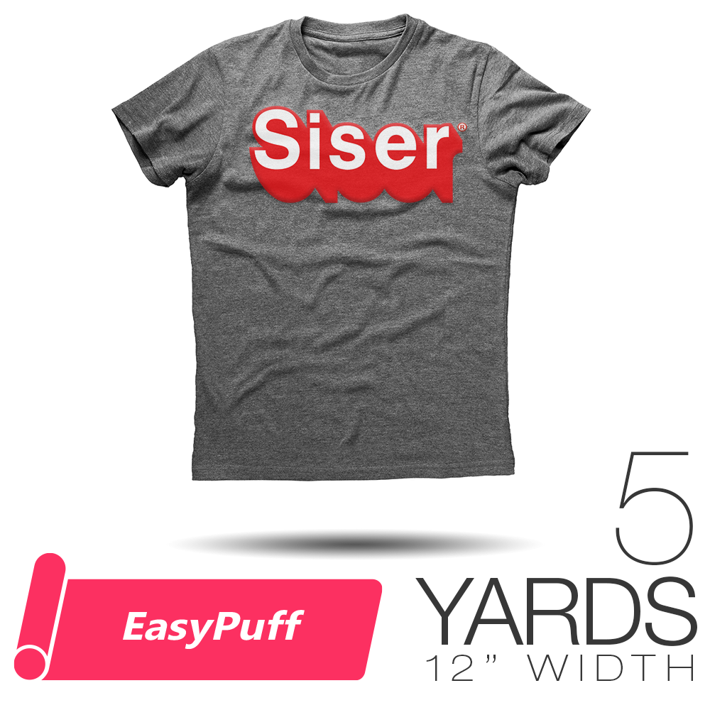 Siser EasyPuff Heat Transfer Vinyl - 12" x 5 Yards