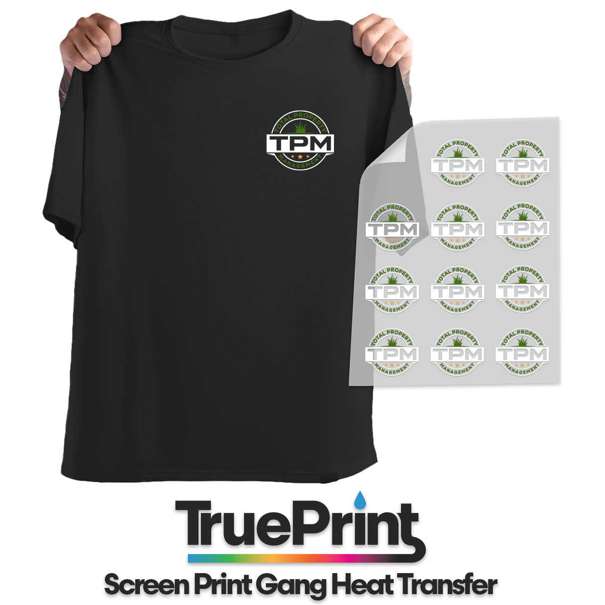 HPN TruePrint Screen Print Gang Custom Heat Transfers - HeatPressNation