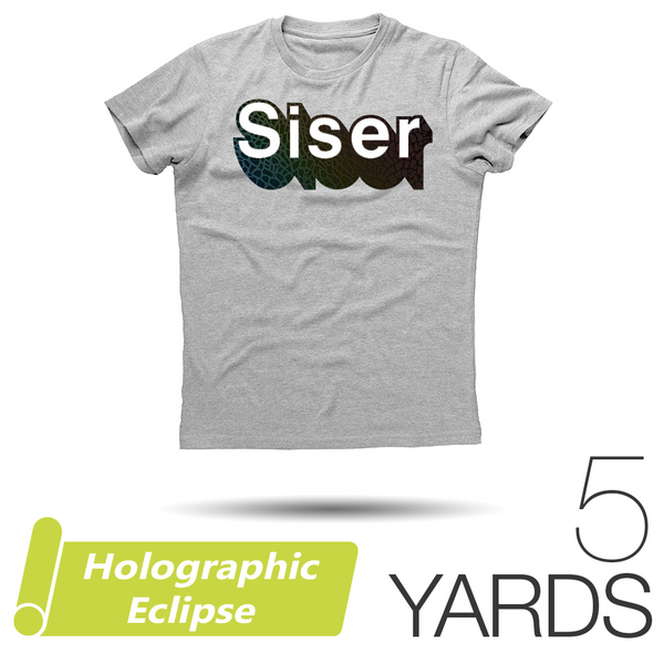 Siser HOLOGRAPHIC Eclipse Heat Transfer Vinyl - 20" x 5 Yards