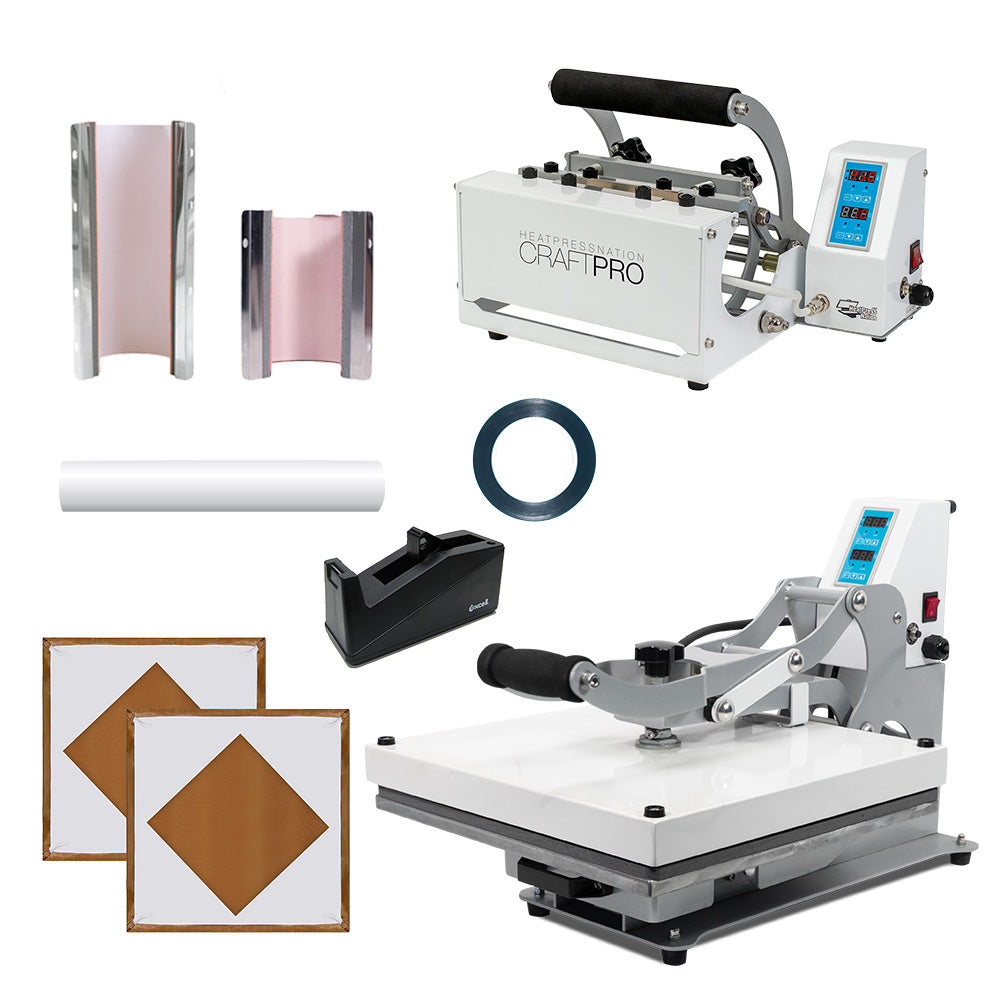 HPN Starter Business Package - CraftPro 15" x 15" Clamshell and CraftPro Mug Press