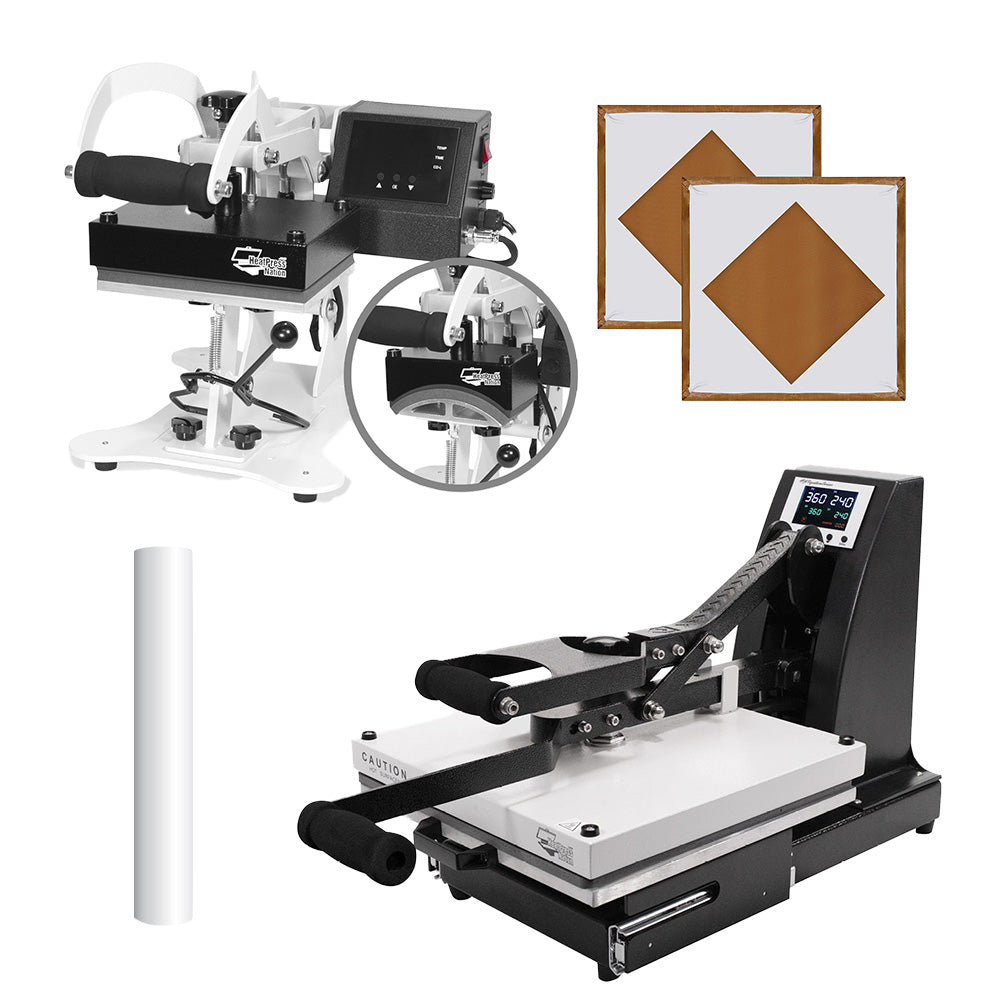 HPN Signature Series Business Package - 15" x 15" Heat Press and Cap Press