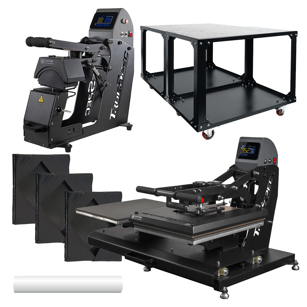 HPN TrueSpec Business Package - 16" x 20" Dual Station Heat Press and Cap Press