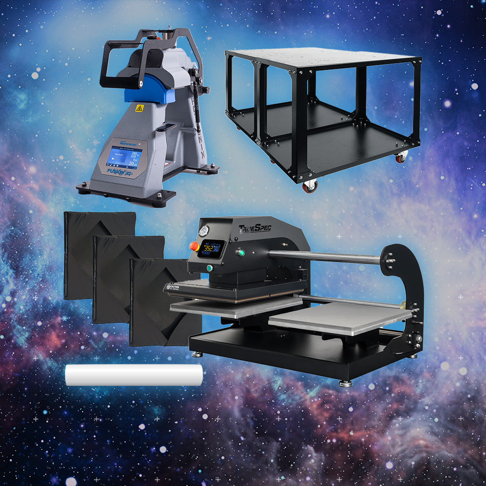 HPN TrueSpec Business Package - 16" x 20" Double Station Pneumatic Heat Press and Stahls 360 IQ Cap Press