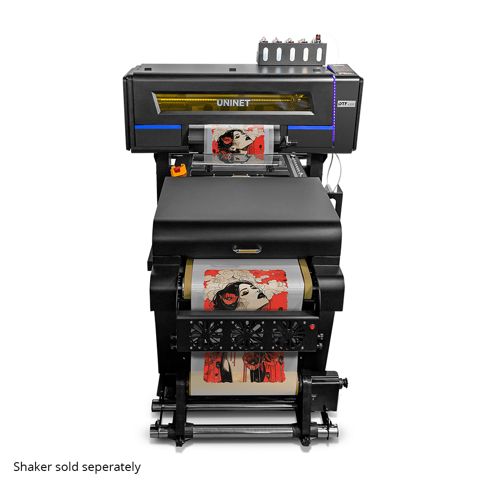 Uninet DTF 4300 17" Direct to Film Printer with 17" Vertical Slim Shaker - HeatPressNation