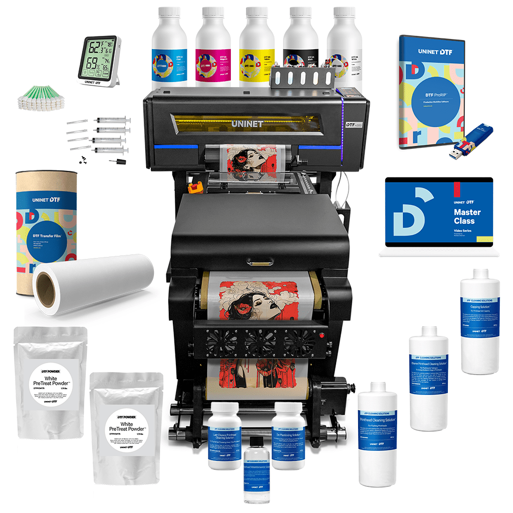 Uninet DTF 4300 17" Direct to Film Printer with 17" Horizontal Shaker - HeatPressNation