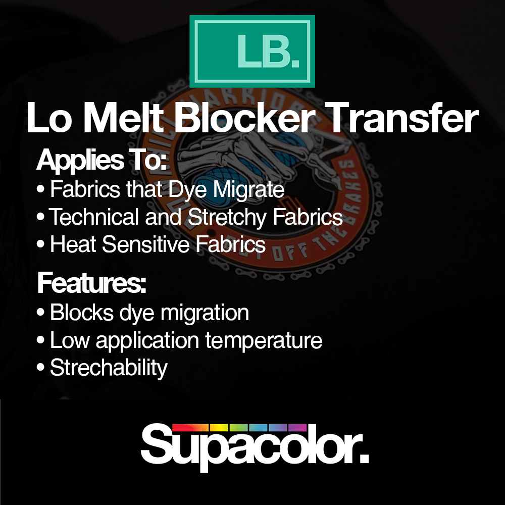 Supacolor Lo Melt Blocker Heat Transfer - HeatPressNation