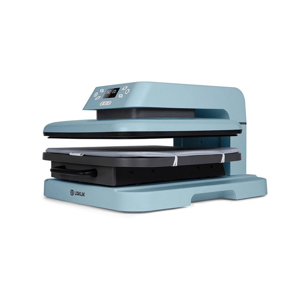 LOKLiK by HTVRont ImPress Auto 15" x 15" Heat Press - Denim Blue - HeatPressNation