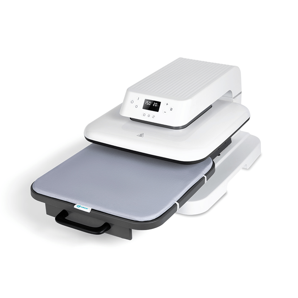 LOKLiK by HTVRont ImPress Auto 15" x 15" Heat Press - White - HeatPressNation