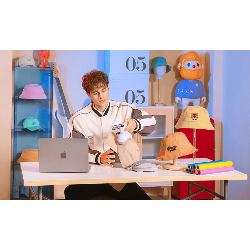 LOKLiK by HTVRont ImPress Hat Heat Press - LOKLiK Blue - HeatPressNation