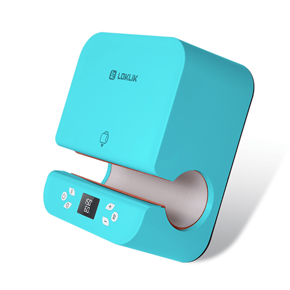 LOKLiK by HTVRont ImPress Auto Tumbler Heat Press - LOKLiK Blue - HeatPressNation