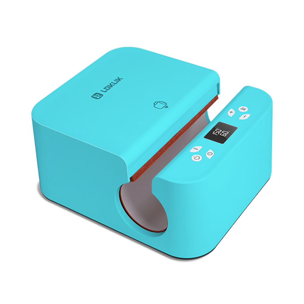 LOKLiK by HTVRont ImPress Auto Tumbler Heat Press - LOKLiK Blue - HeatPressNation