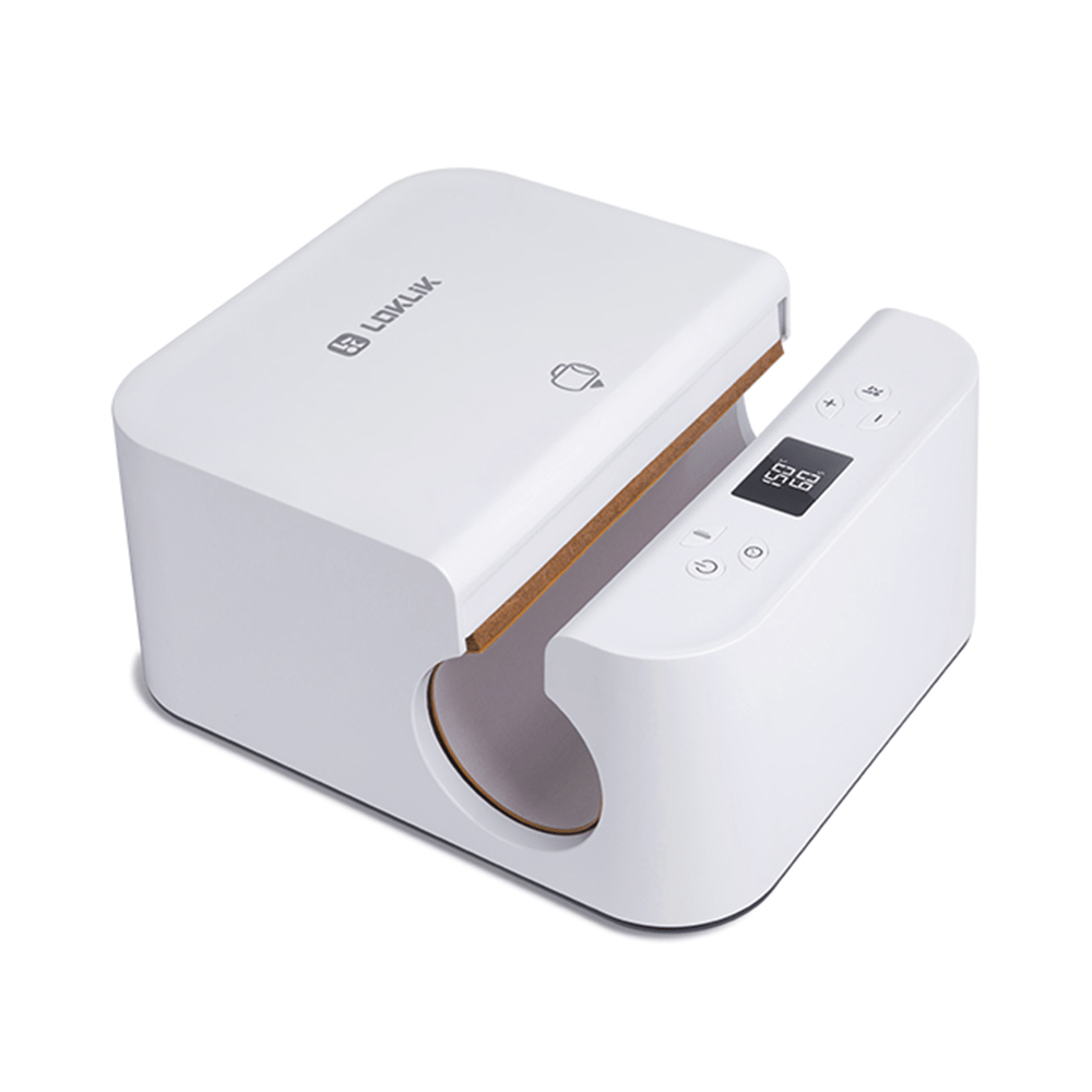 LOKLiK by HTVRont ImPress Auto Tumbler Heat Press - White - HeatPressNation