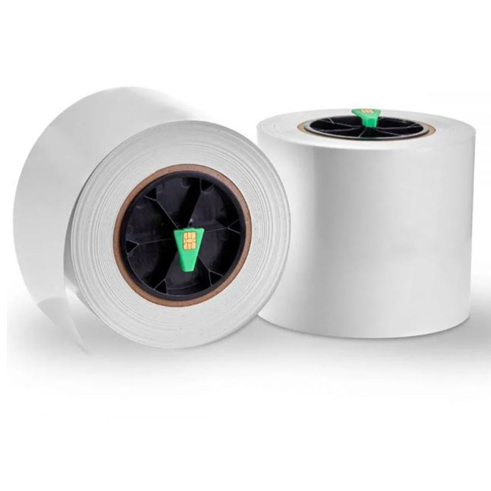 Uninet White Matte BOPP Roll for IColor 250 - Non Die Cut (4.75" x 125 ft) 2 pack