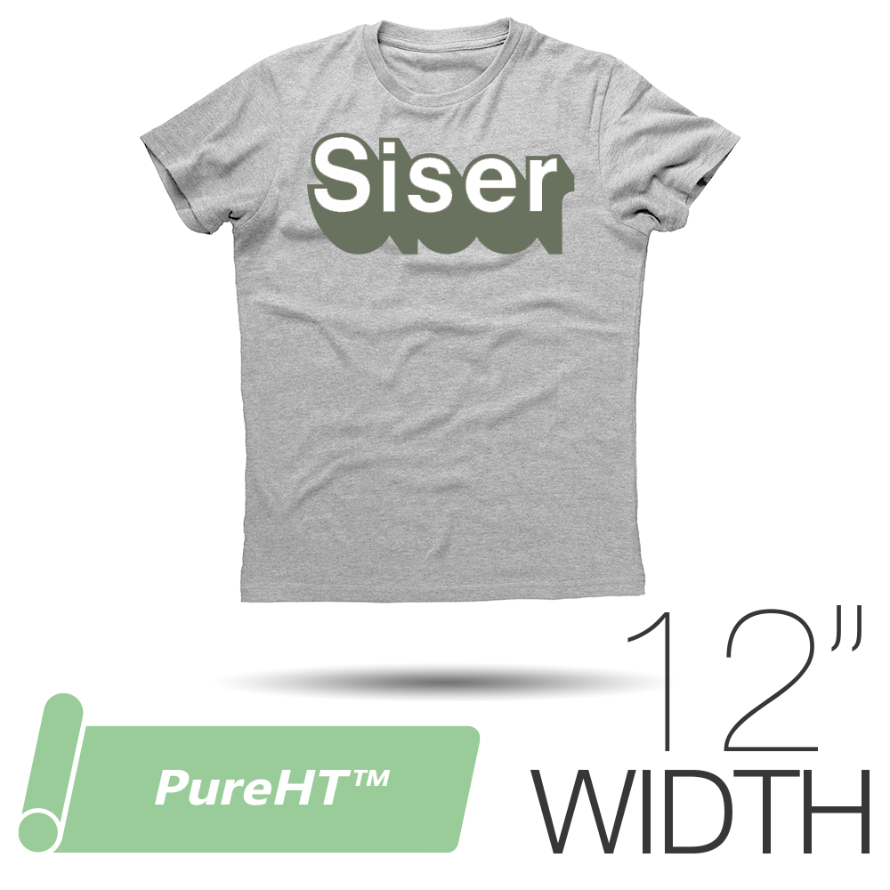 Siser PureHT Heat Transfer Vinyl 12" - By the Yard - HeatPressNation