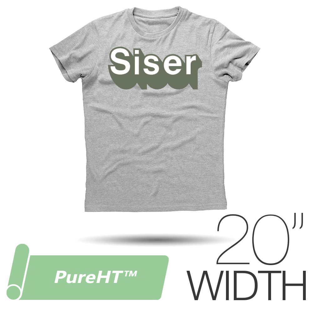 Siser PureHT Heat Transfer Vinyl 20" - By the Yard - HeatPressNation