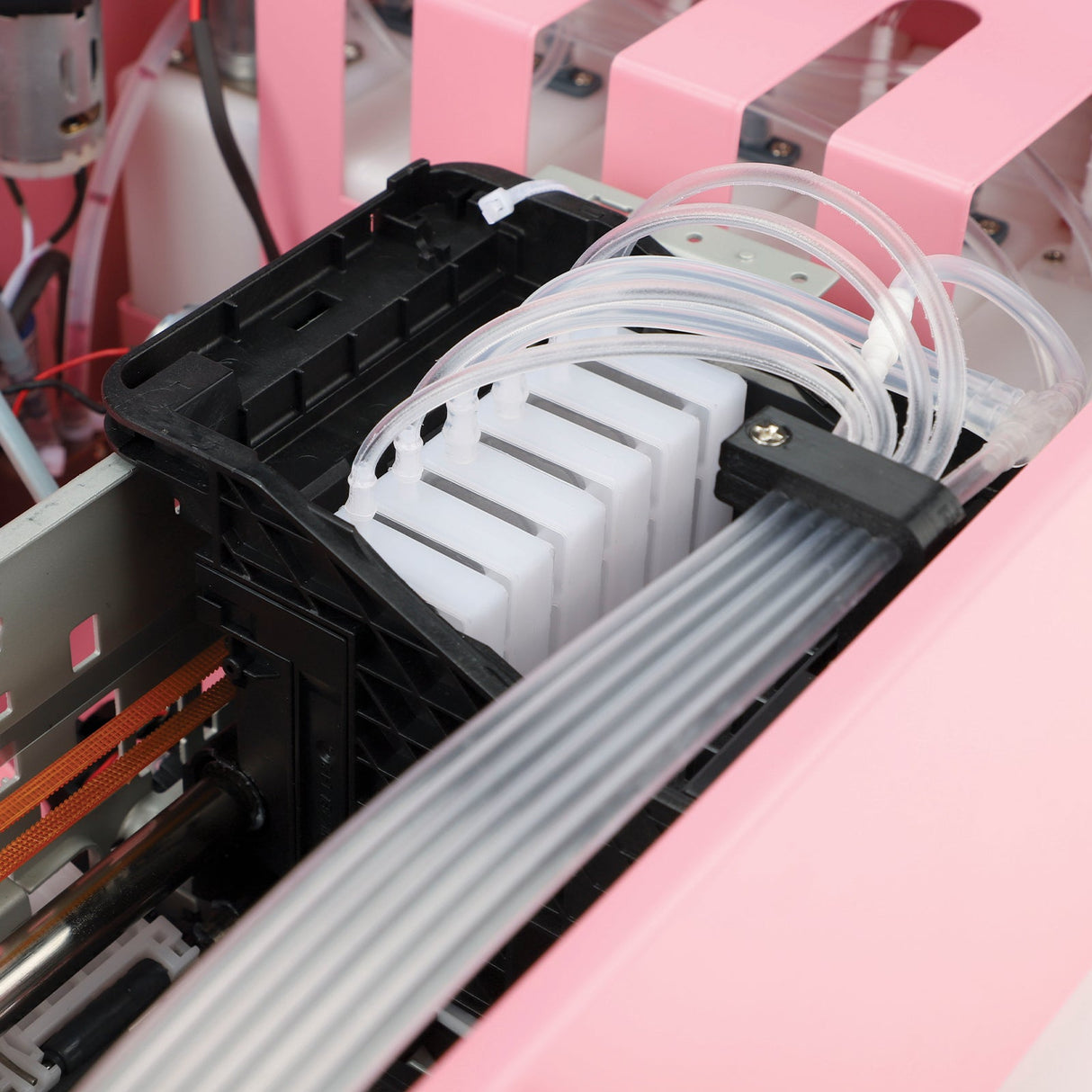 DTF Station 8" Prestige A4 DTF Printer with Ink, Film, and Supplies - Pink - HeatPressNation